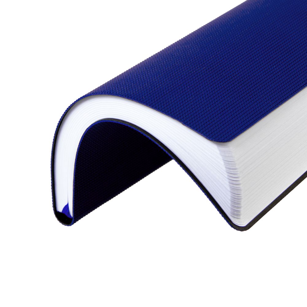 Ежедневник Knit, недатированный, синий-4