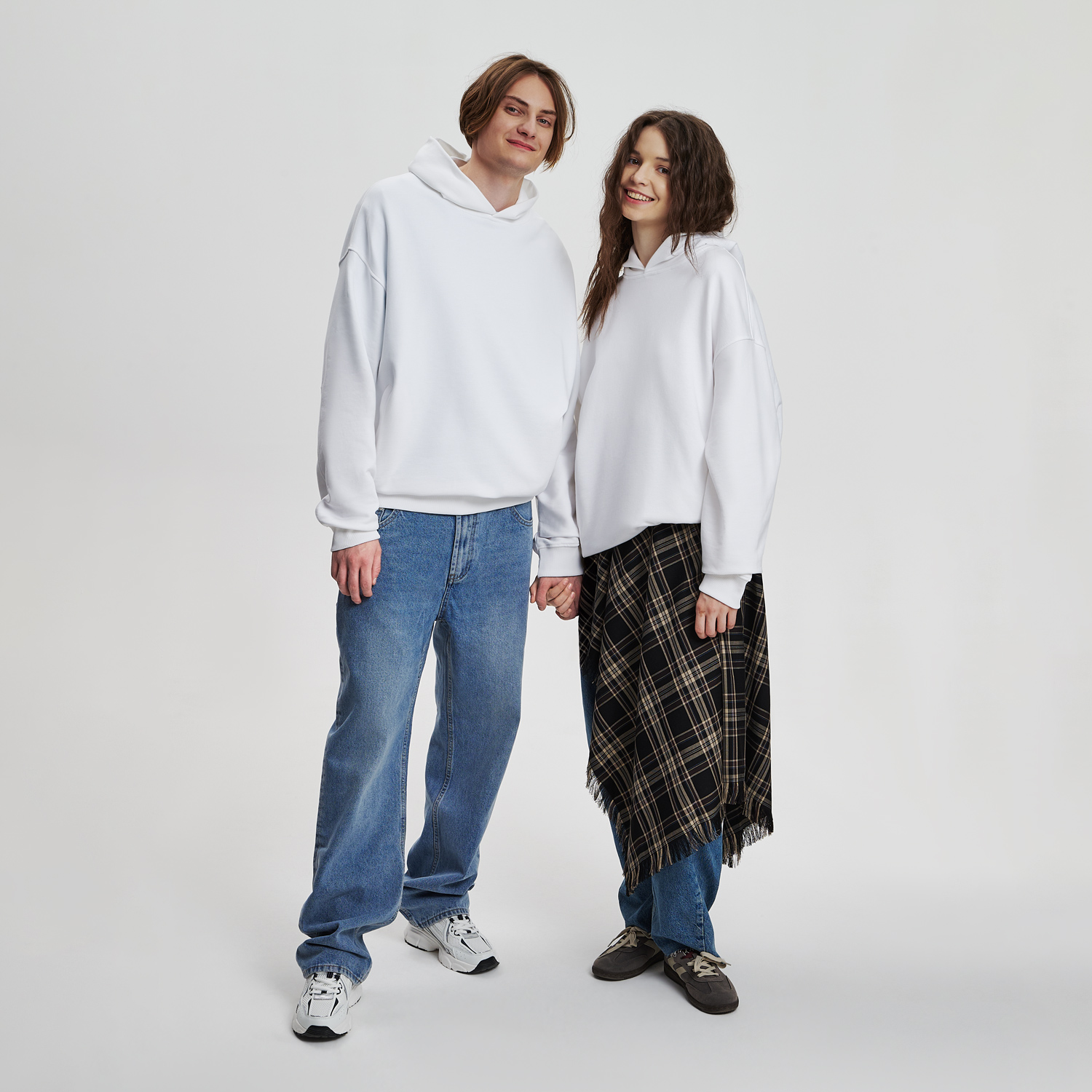 Худи оверсайз унисекс FUSION, белый-9