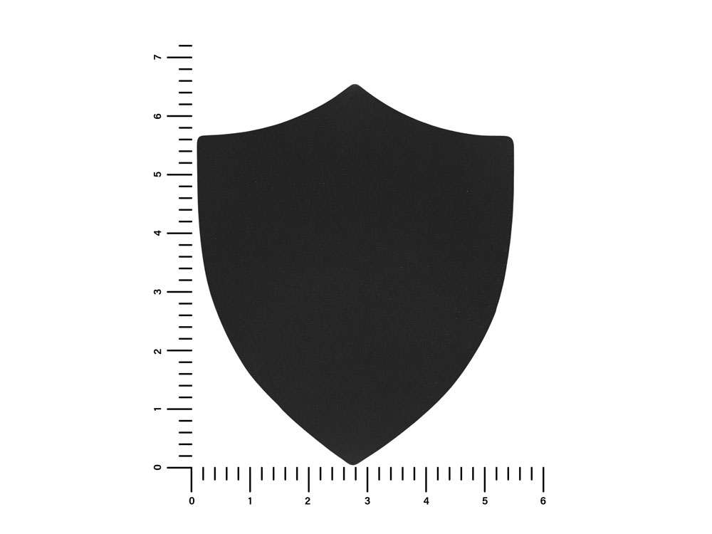 ПАТЧ ЩИТ soft-touch (чёрный) 6,6 х 5,5 см-1