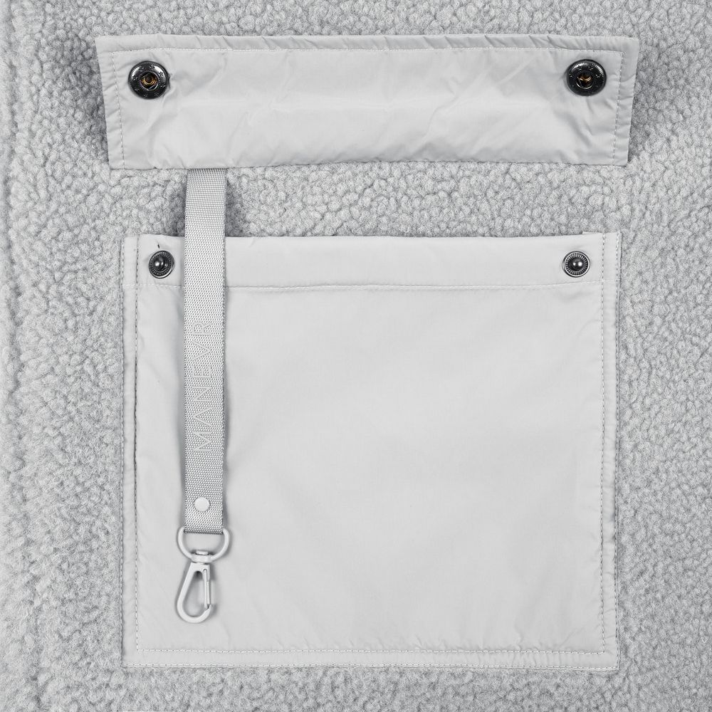 Куртка унисекс Oblako, светло-серая-3