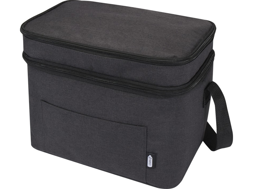 Tundra сумка-холодильник из переработанного РЕТ-пластика, сертиф. согласно GRS - Heather Charcoal-0