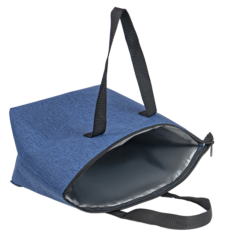 Термосумка "FRESH", т.синий меланж, 39 x 25 x 16 см, полиэстер 300D, темно-синий-2