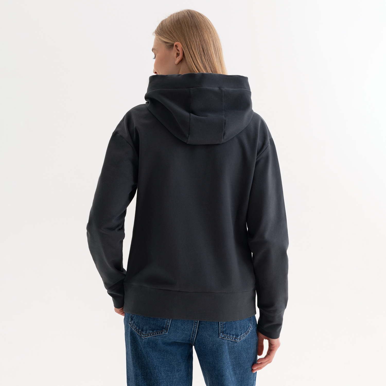 Худи с капюшоном, унисекс  ALEX антрацит-4