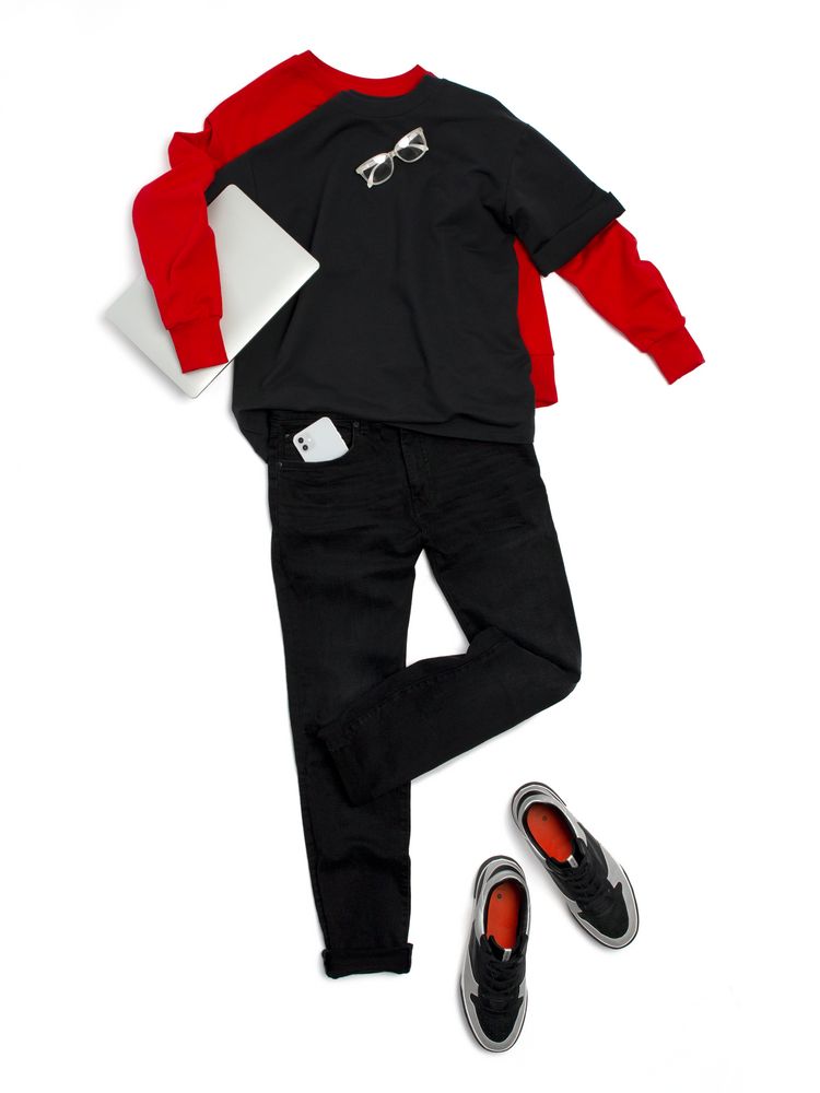 Футболка оверсайз унисекс Kosmos 2.0, темно-синяя-4