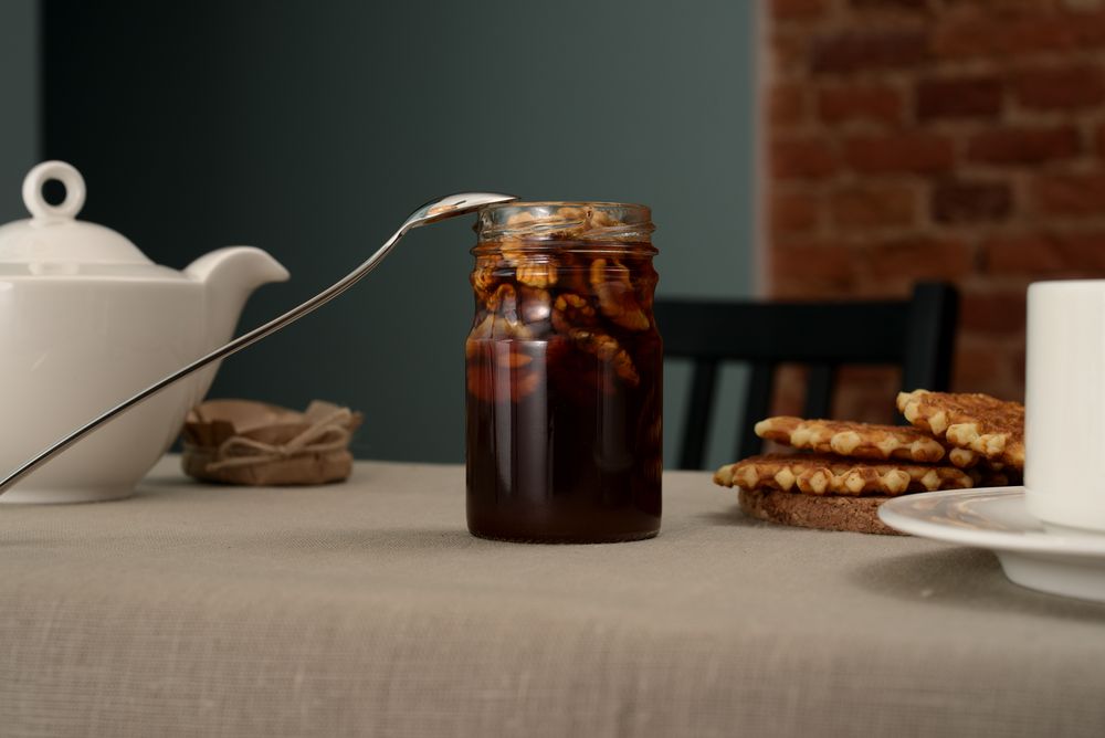 Мед цветочный Bee To Bear, с грецкими орехами-3