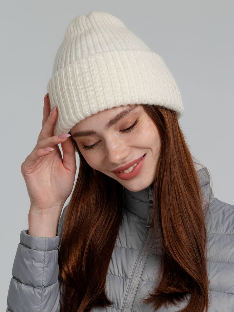 Шапка Capris, молочно-белая (ванильная)-3