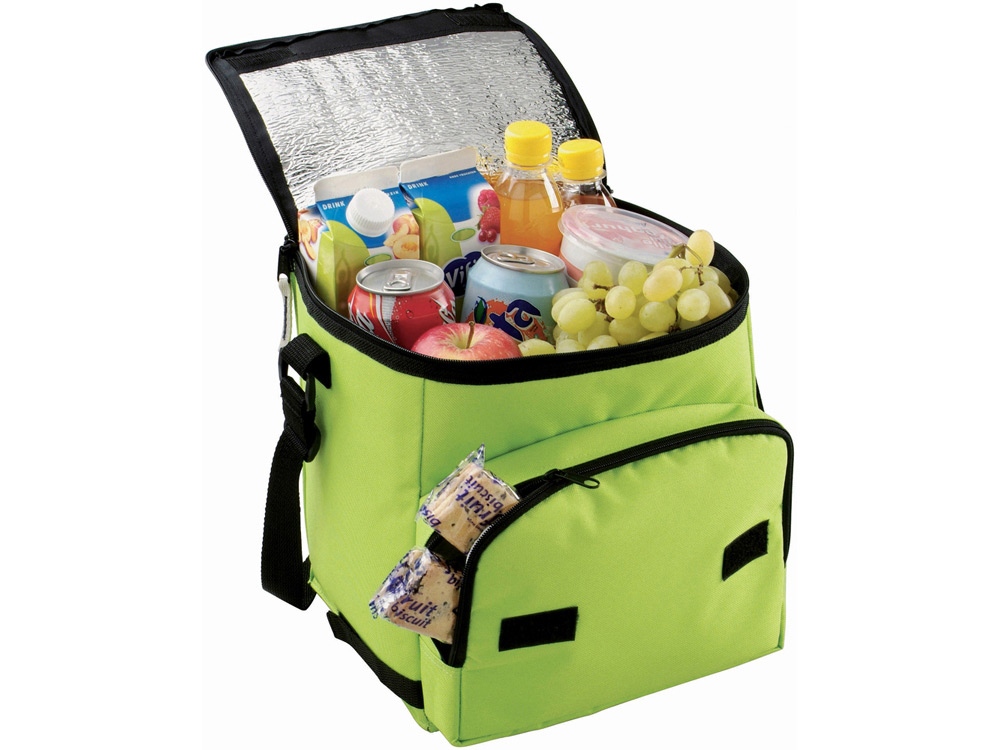 Сумка-холодильник Stockholm складная, зеленое яблоко-3