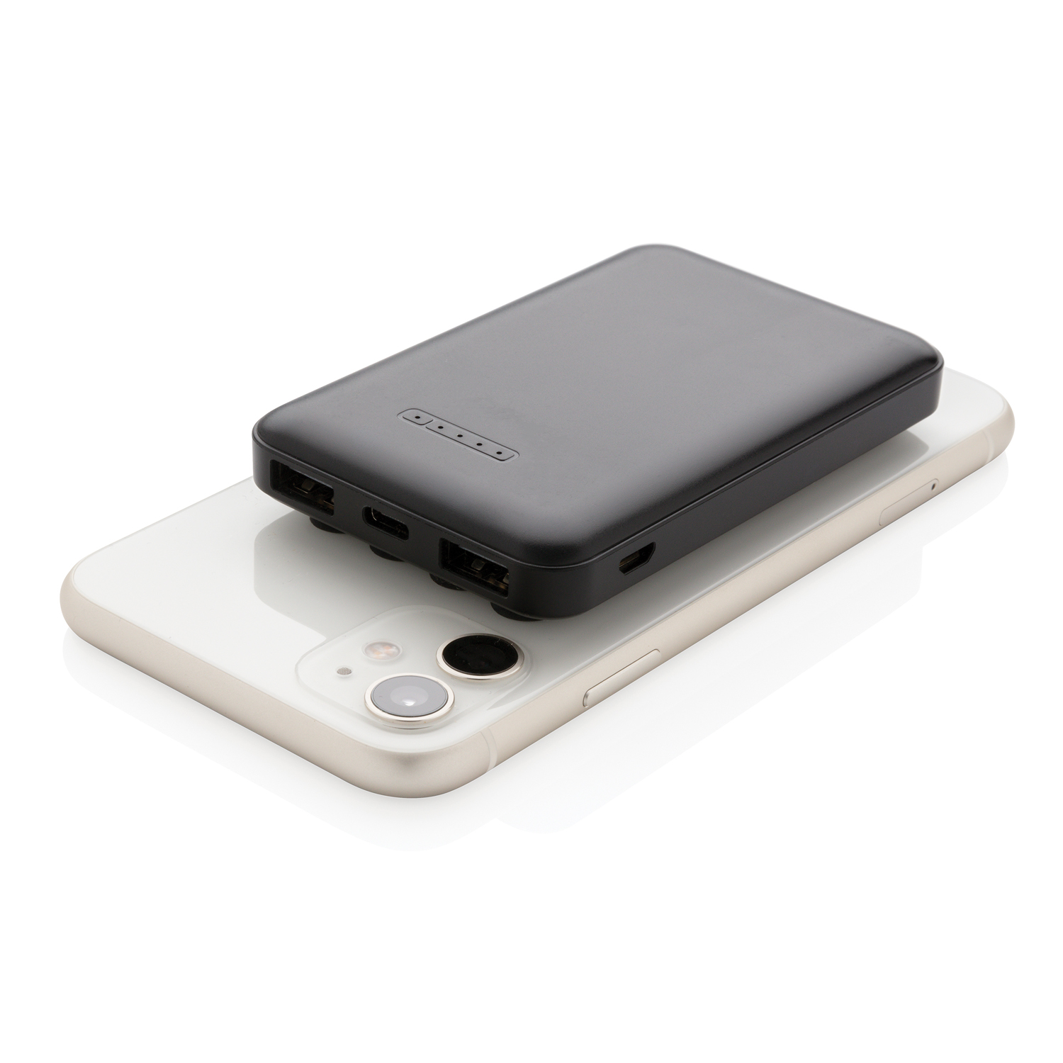 Карманный внешний аккумулятор с функцией беспроводной зарядки, 5000 мАч-8