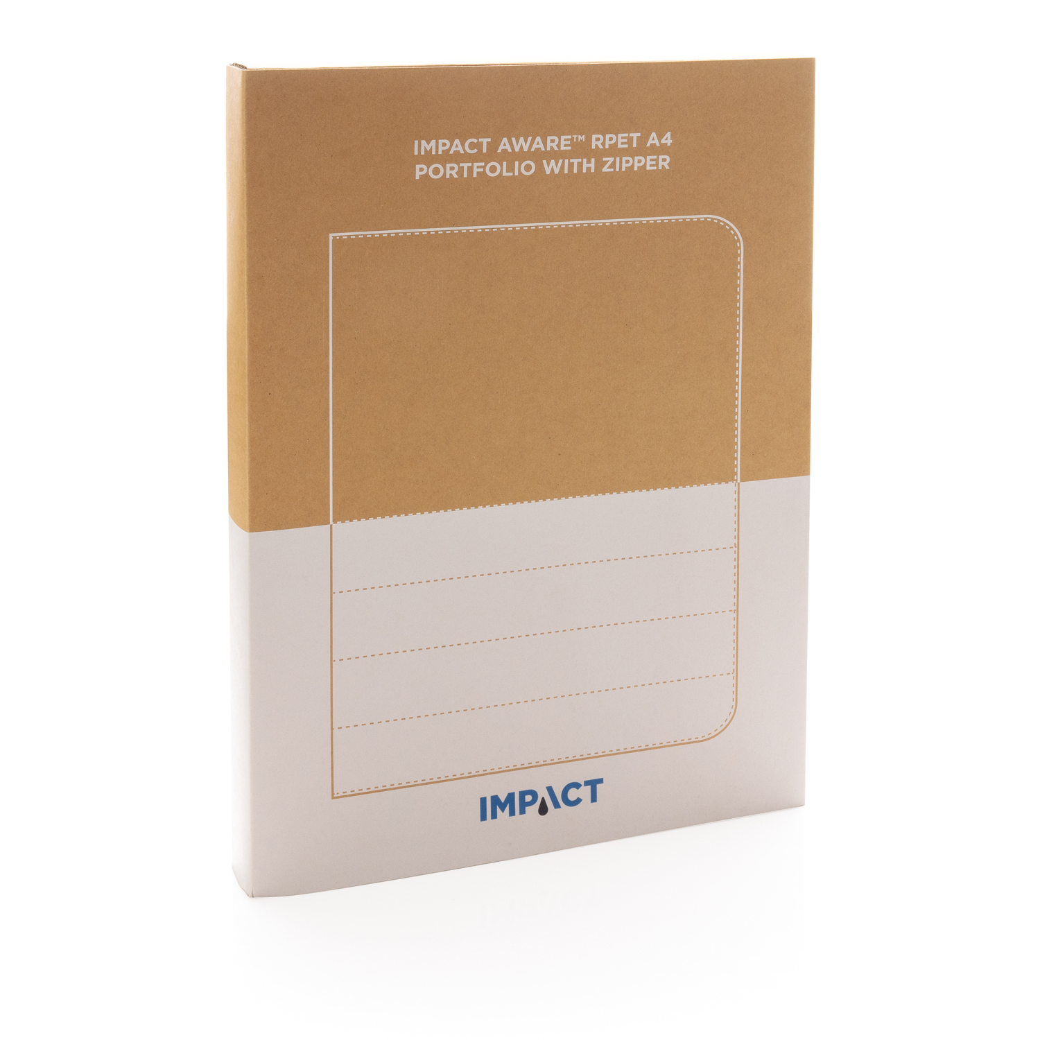 Органайзер Impact из RPET AWARE™ на молнии, А4-10