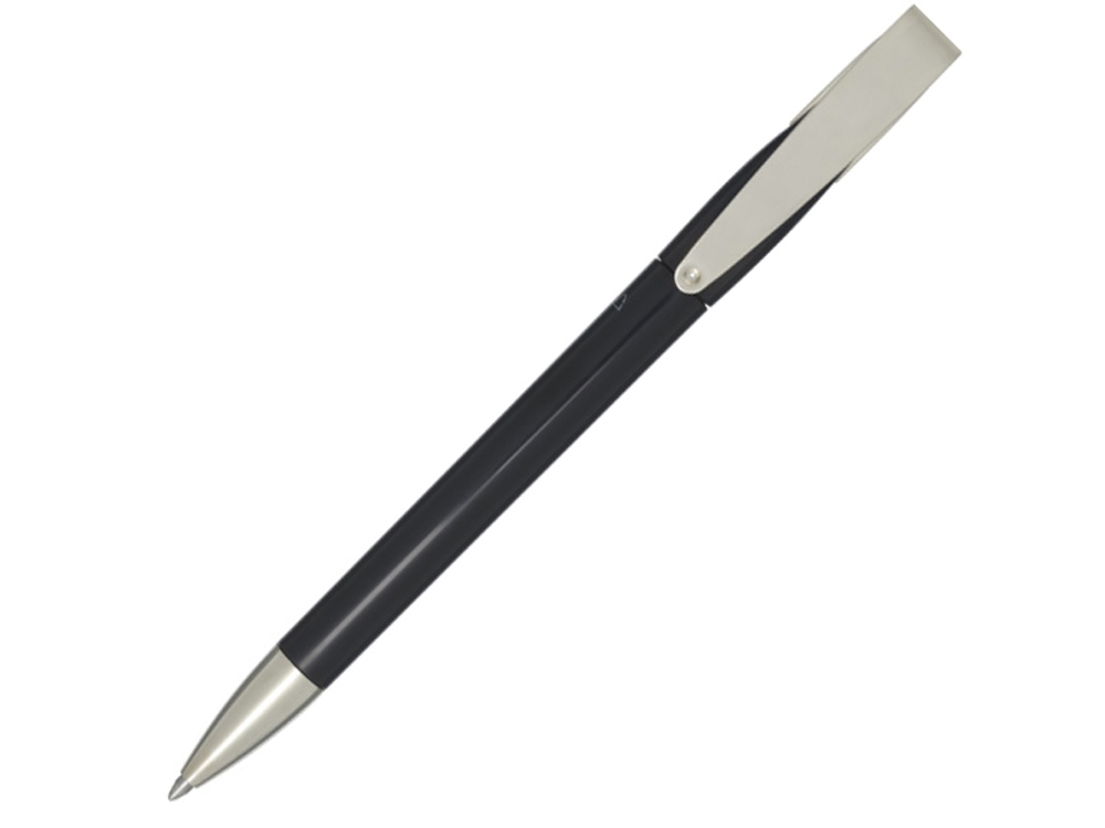 Ana шариковая ручка из переработанной пластмассы - сплошной черный-0