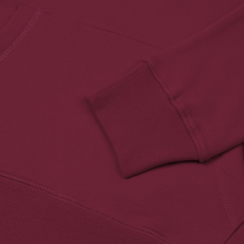 Толстовка с капюшоном унисекс Hoodie, бордовая-4