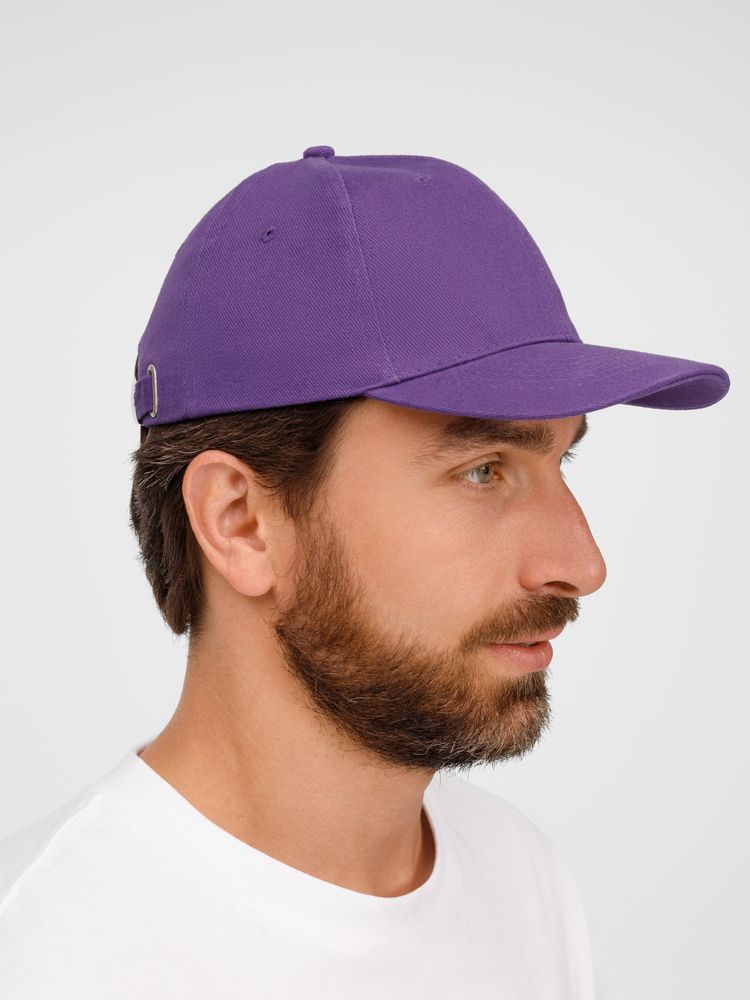Бейсболка Buffalo, темно-фиолетовая-3