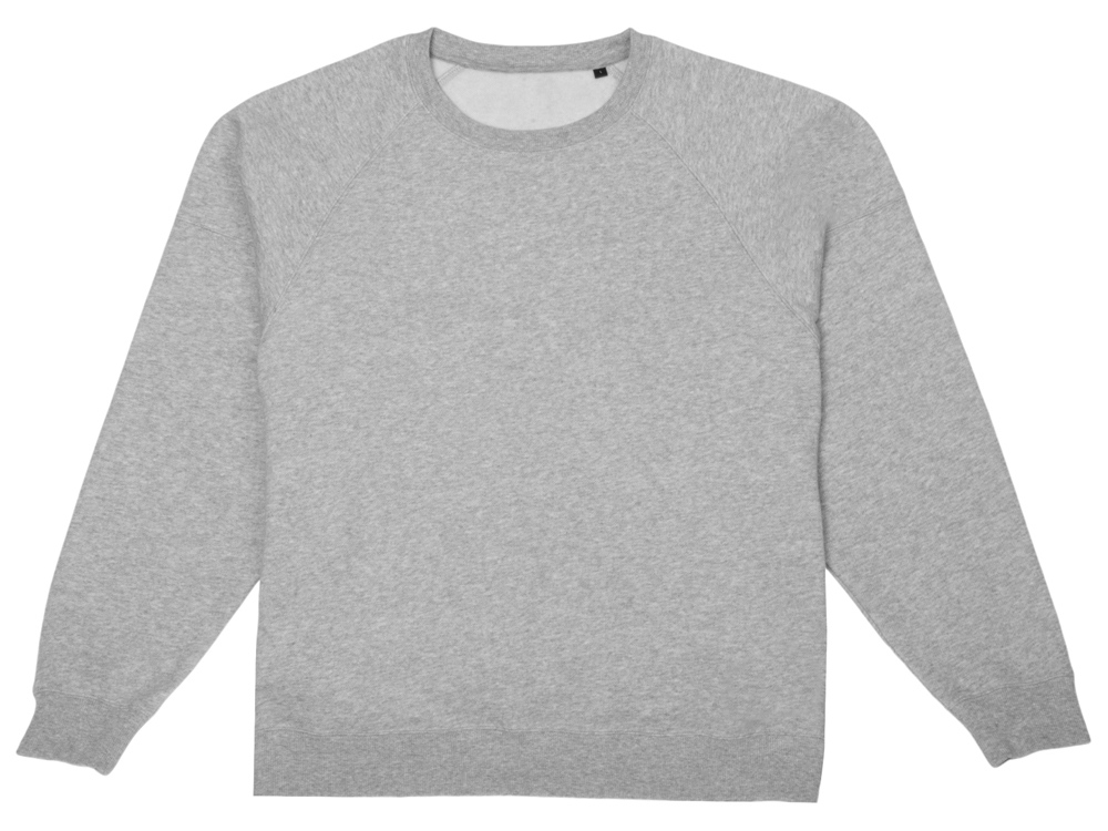 Свитшот оверсайз Paris, унисекс, серый меланж-18