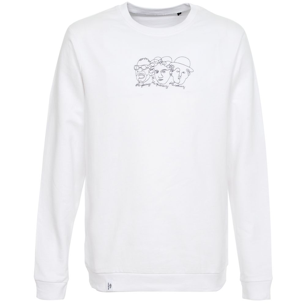 Свитшот «Три автора», белый-1