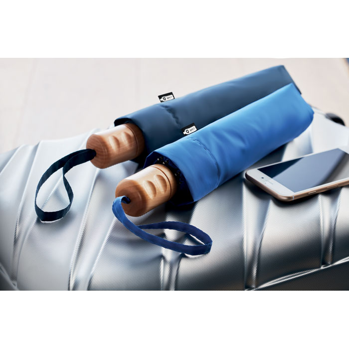 Зонт складной, королевский синий-10