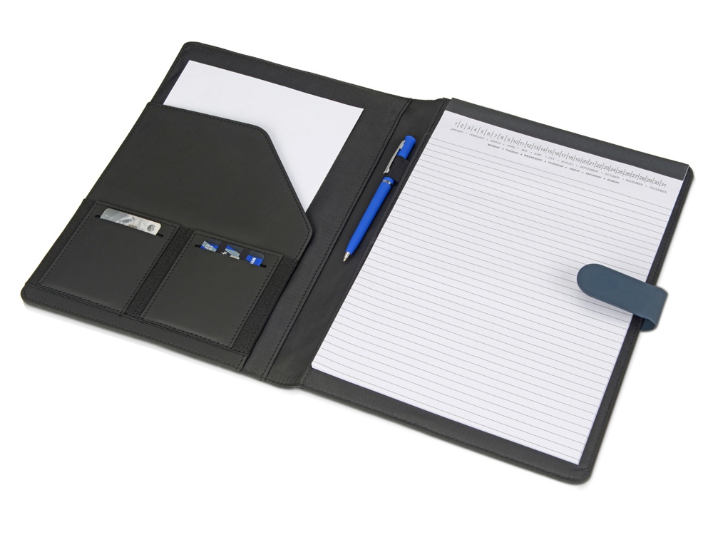 Папка для документов Route с блокнотом, синий-1