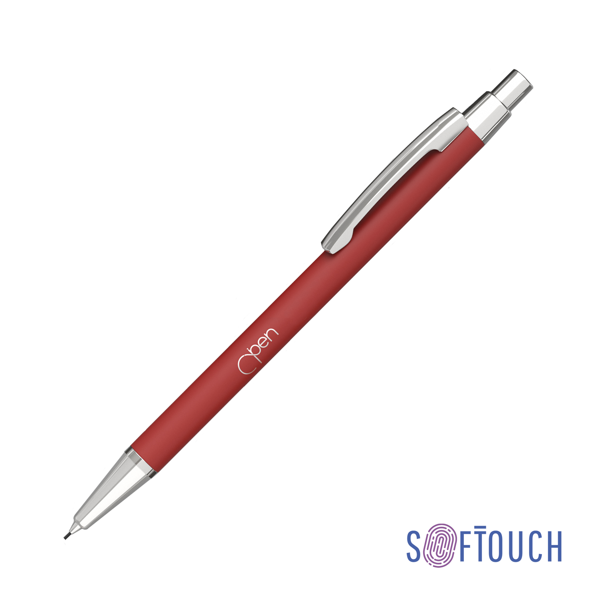Карандаш механический "Ray", покрытие soft touch-0