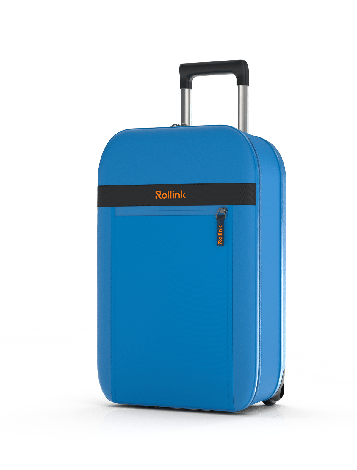 Чемодан складной Rollink Aura 55x40x20 см, 2 колеса, синий-2