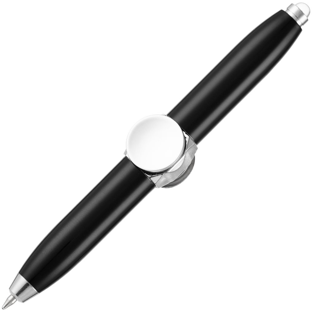 Ручка-спиннер Flipen с фонариком, черная-0