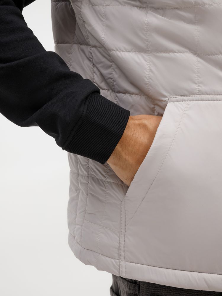 Жилет унисекс Warmbridge, светло-серый-4