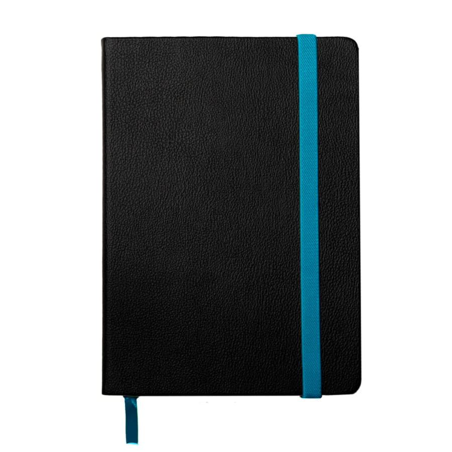 Ежедневник недатированный Ray, формат А5, в клетку, тёмно-серый, голубой-3