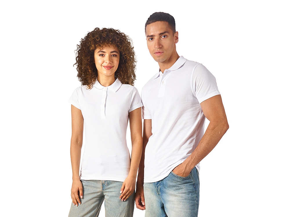 Рубашка поло First женская, белый-4