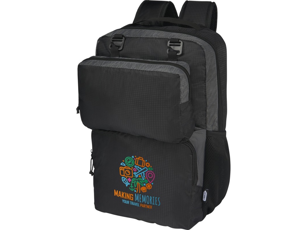 Легкий рюкзак для 15-дюймового ноутбука Trailhead объемом 14 л, изготовленный из переработанных материалов по стандарту GRS, серый-6