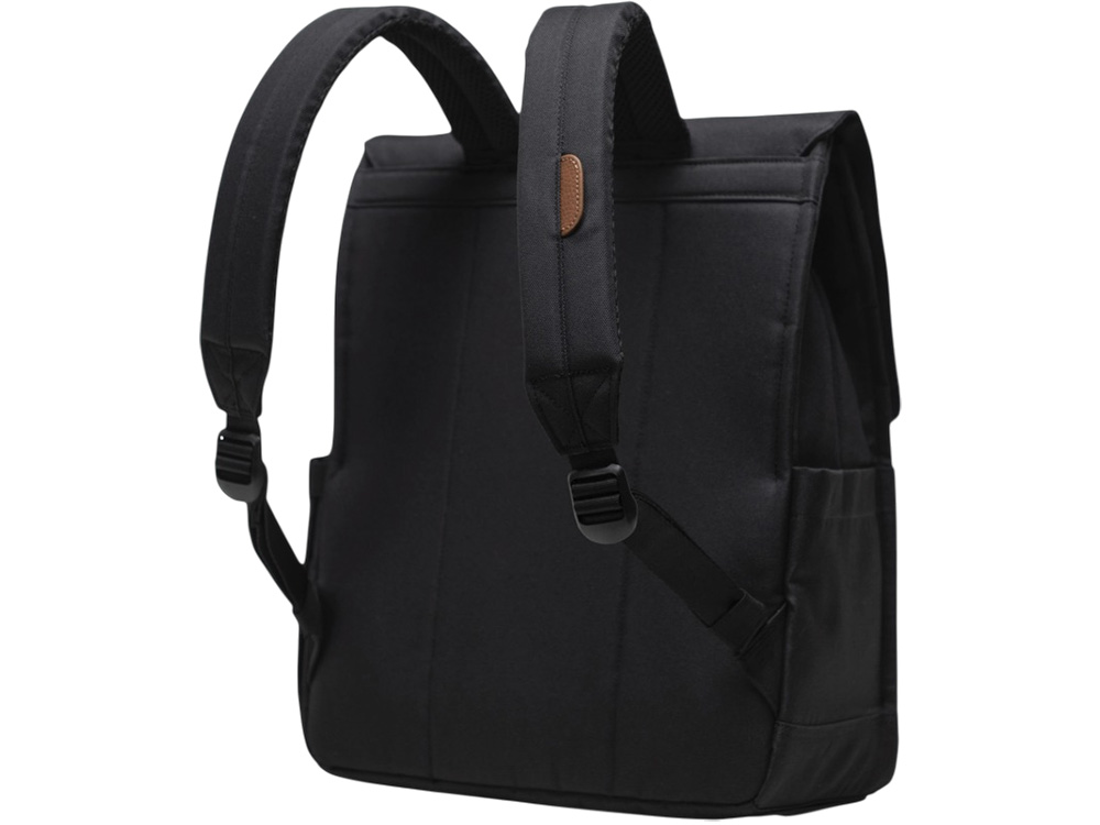 Herschel City рюкзак из переработанного материала объемом 16 л - сплошной черный-2