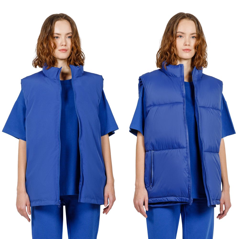 Жилет двусторонний V2, синий-3