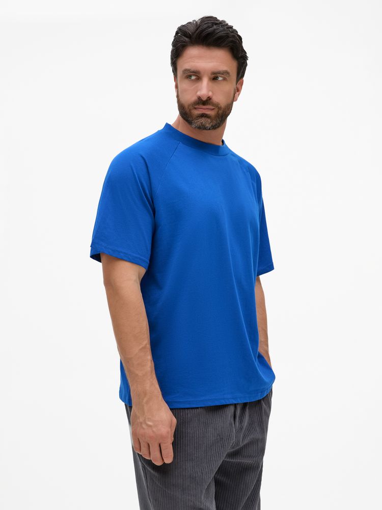 Футболка унисекс оверсайз T2, синяя-2