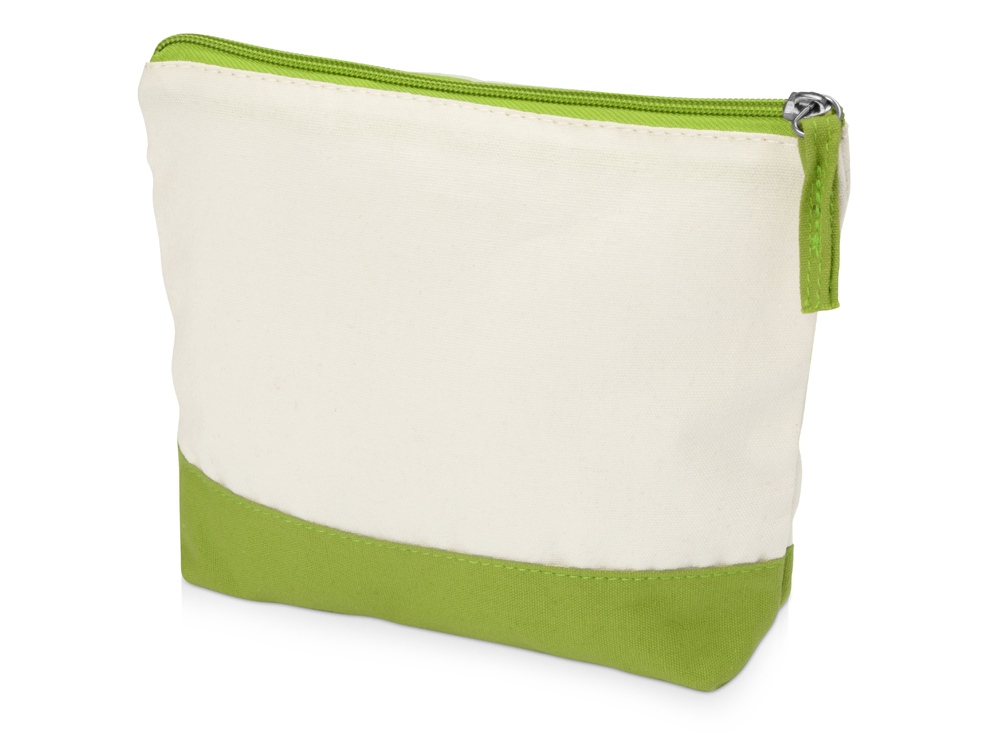 Косметичка хлопковая Cotton, зеленое яблоко-0