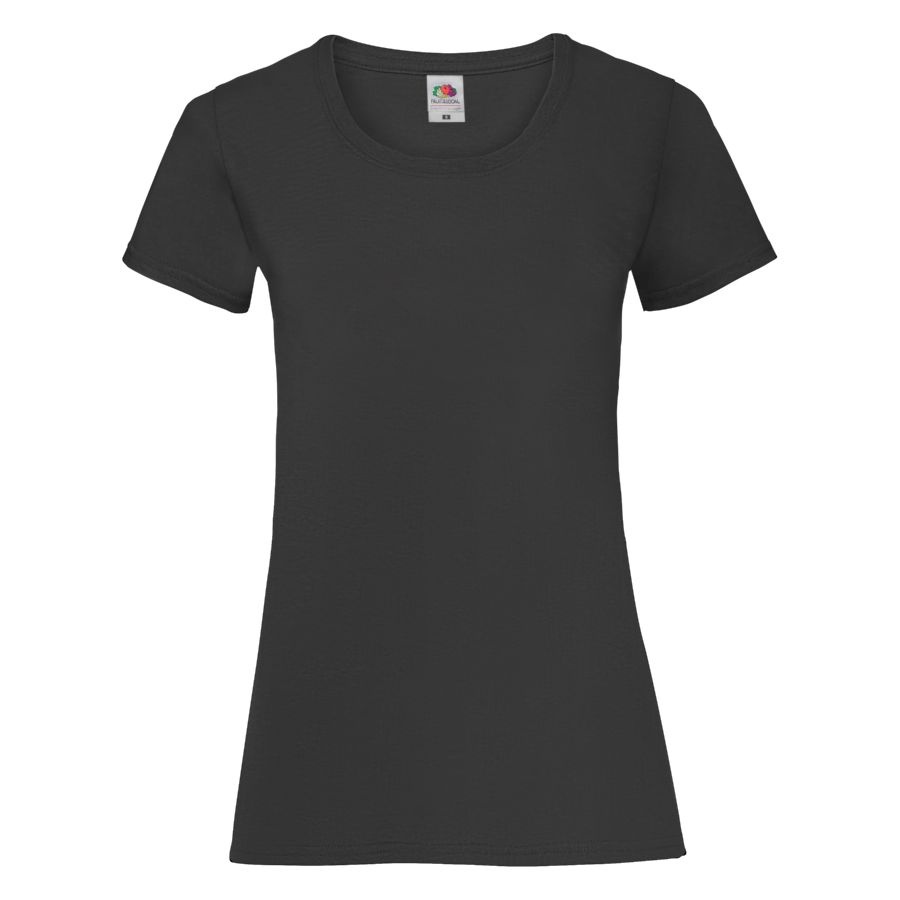 Футболка женская LADY FIT VALUEWEIGHT T 165, черный-0