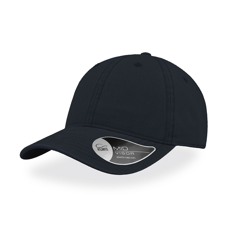 Бейсболка GROOVY, 6 клиньев, металлическая застежка, темно-синий-0