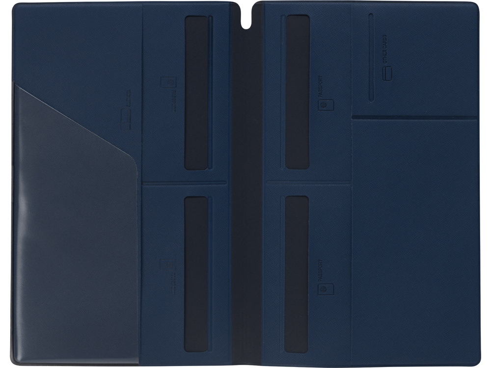 Семейный органайзер для путешествия Favor, темно-синий/темно-серый-4