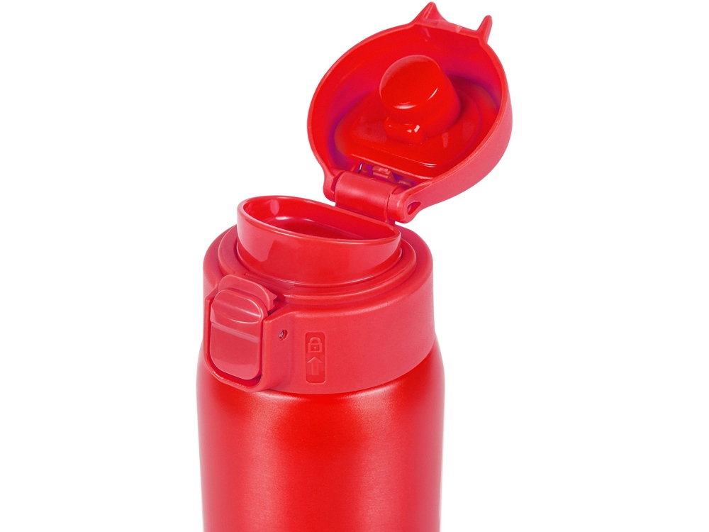 Термокружка Relaxika 701 (0,48 литра), красная (без лого)-10