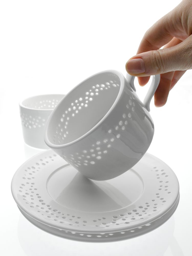 Набор Coralli Luziano на 2 персоны, белый-3