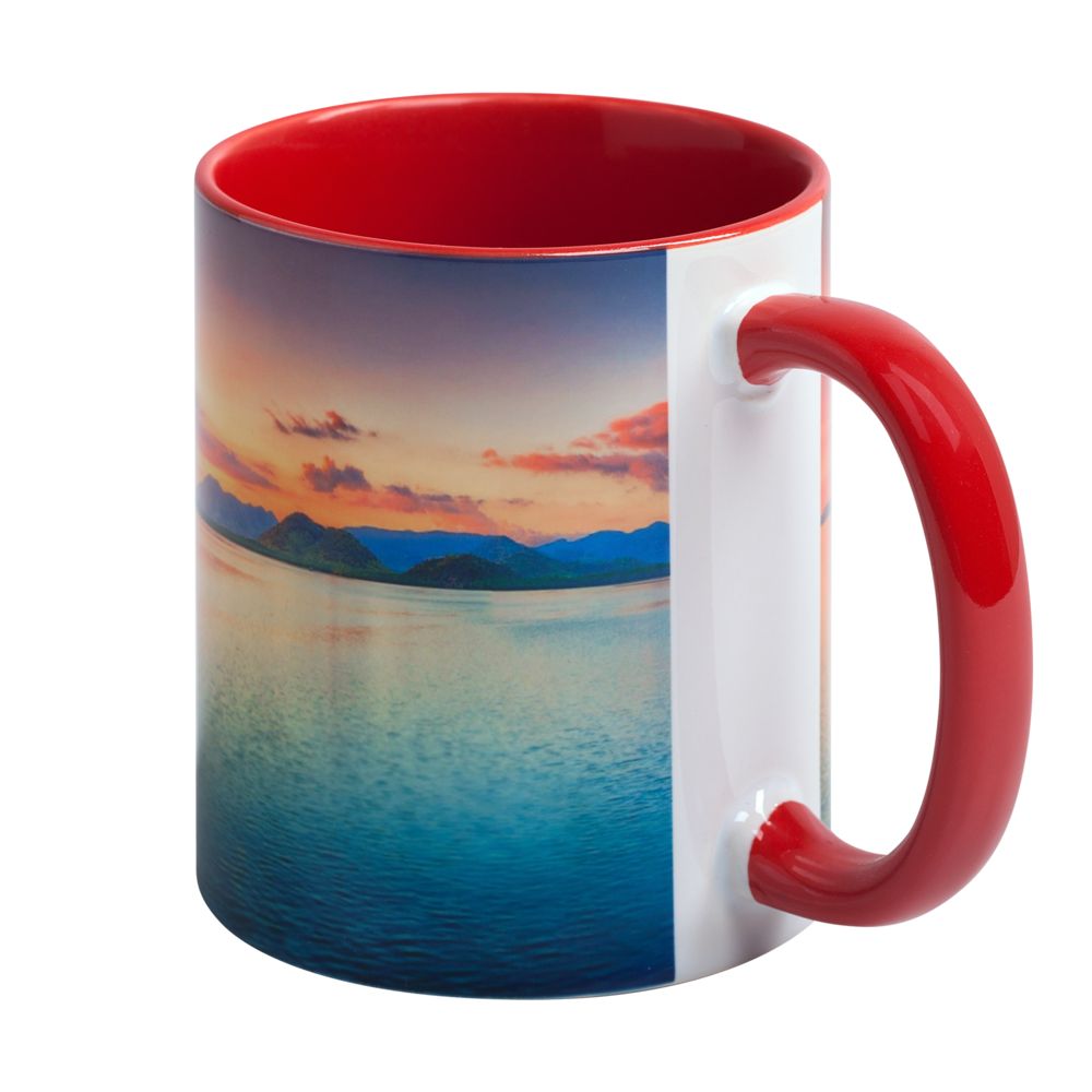 Кружка Promo Plus для сублимационной печати, красная-2