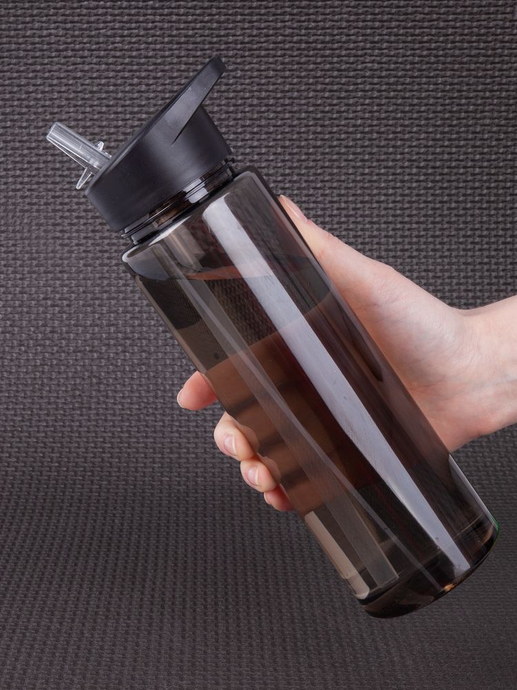 Бутылка для воды Holo, черная-2