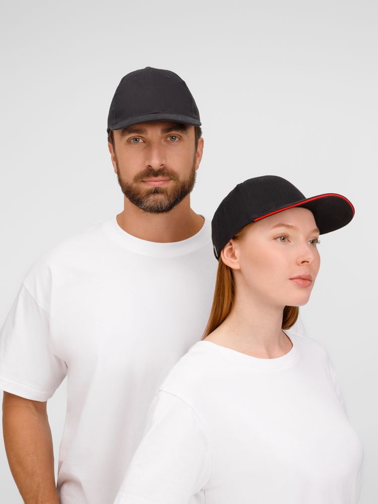 Бейсболка Buffalo, темно-серая (графит)-3