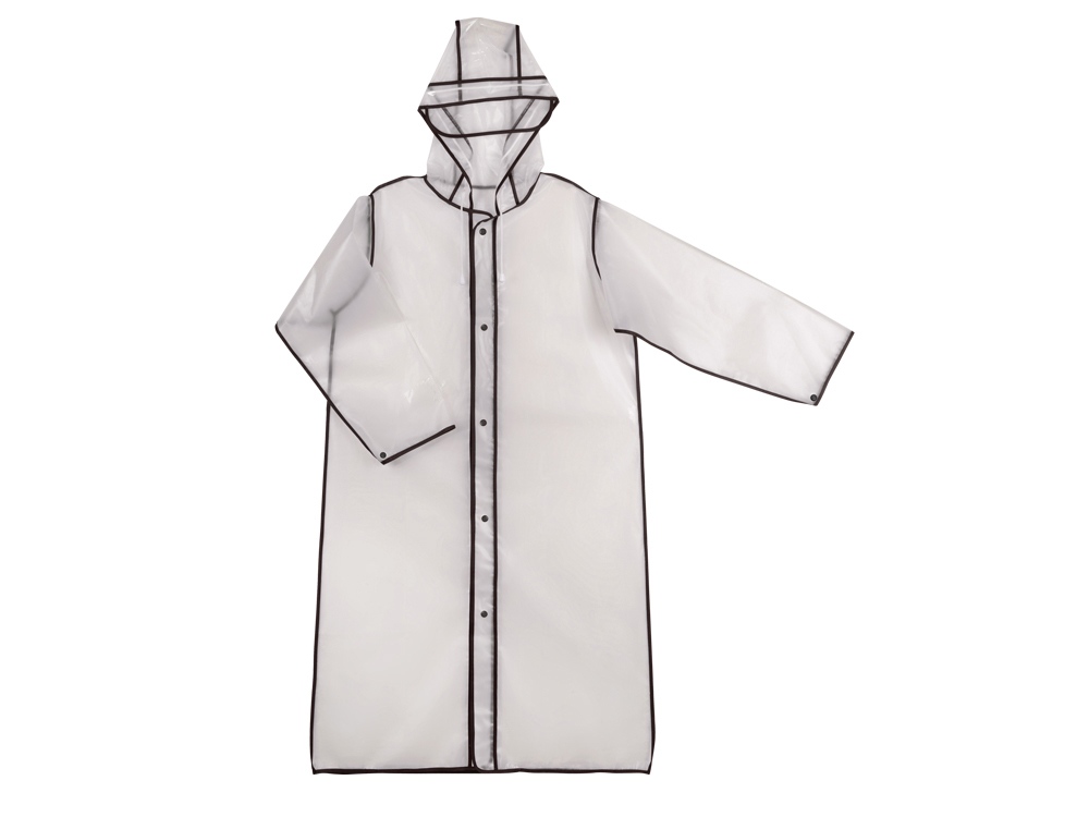 Дождевик Providence, прозрачный/черный с чехлом-0