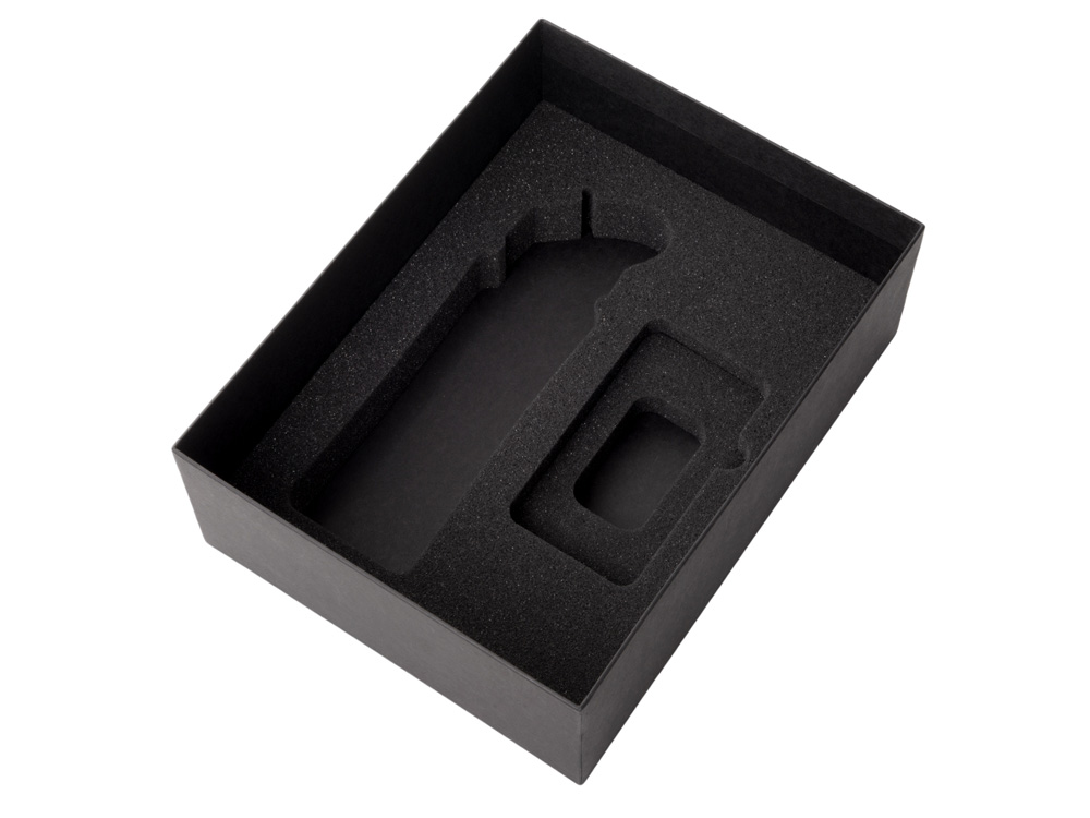 Подарочный набор с бутылкой для воды и повербанком С2, 10000 mAh, синий-4