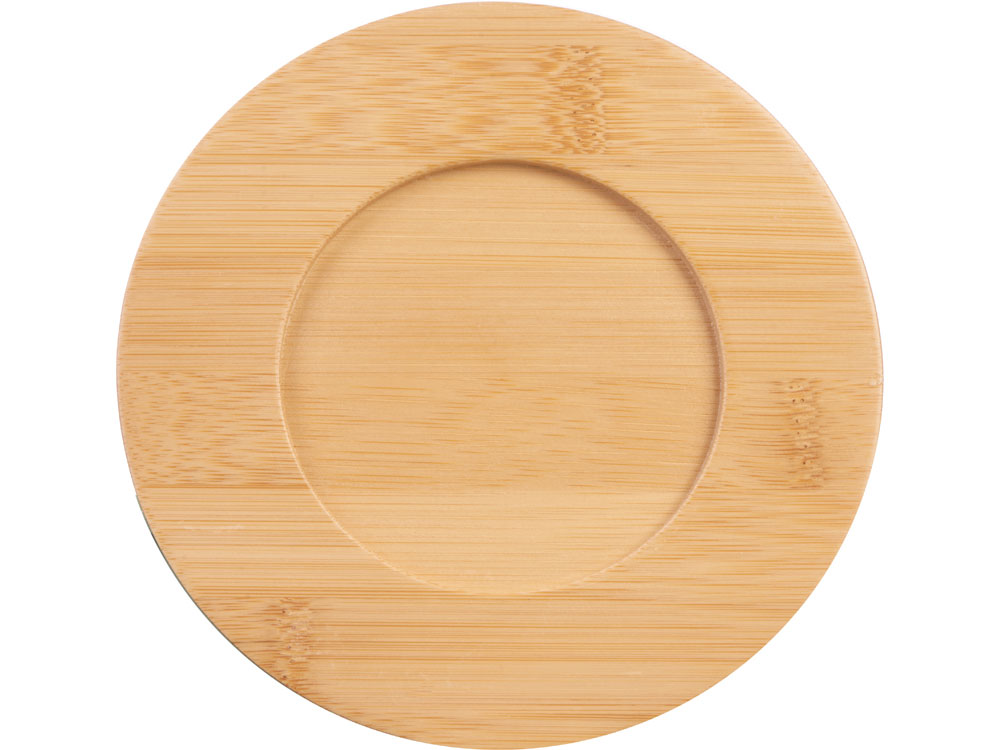 Набор чашка с бамбуковым блюдцем Sheffield, красный-2