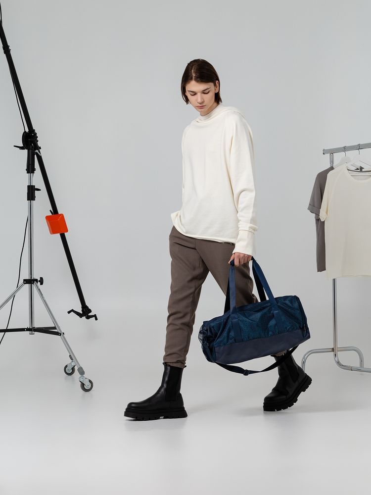 Спортивная сумка Triangel, синяя-3