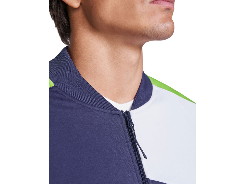 Спортивная куртка Leros унисекс, папоротниковый/синий нэйви-6