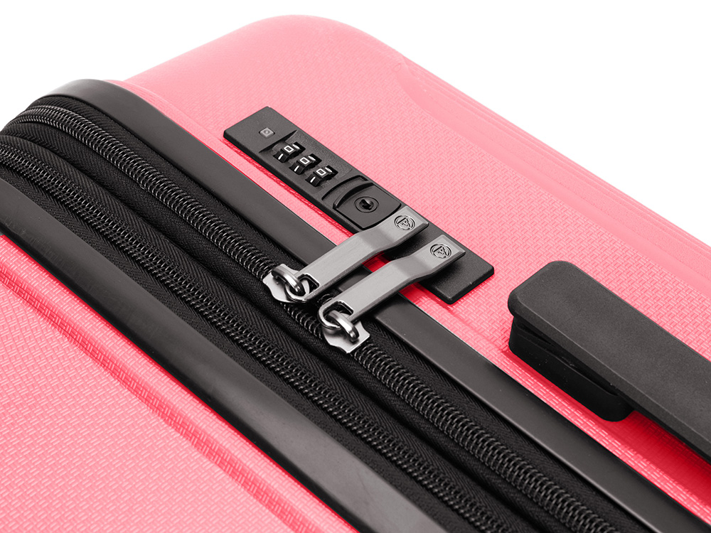 Чемодан TORBER В Отпуск, ярко-розовый, полипропилен, 65,5 х 43,5 х 26 см, 62 л-5