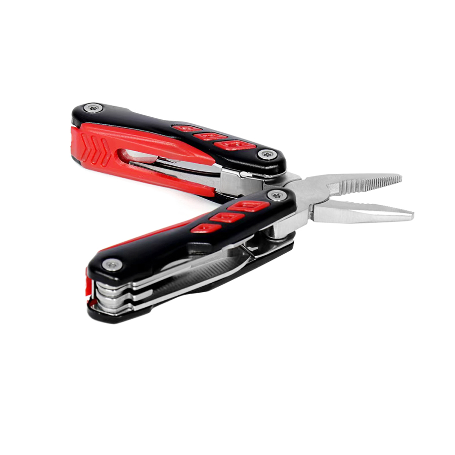 Мультитул Tundra 10 в 1, Красный/Черный-3