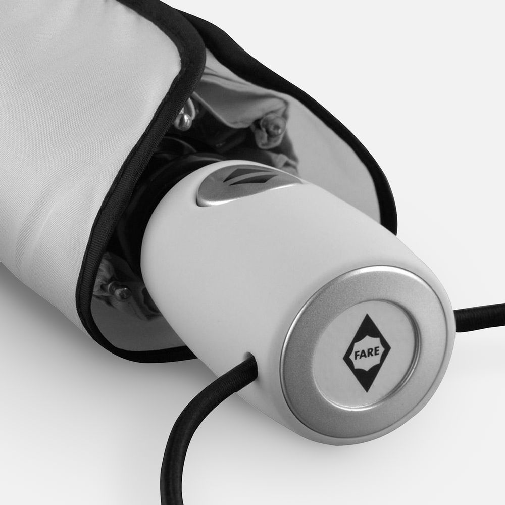 Зонт складной AOC, светло-серый-5