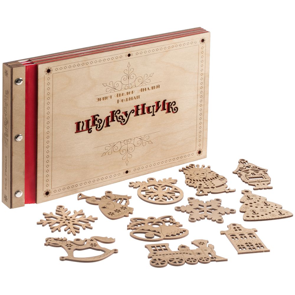 Новогодняя книга «Щелкунчик» с подвесками-2