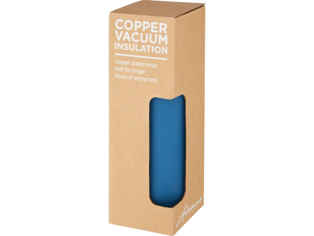 Spring Медная бутылка объемом 500 мл с вакуумной изоляцией, tech blue-4