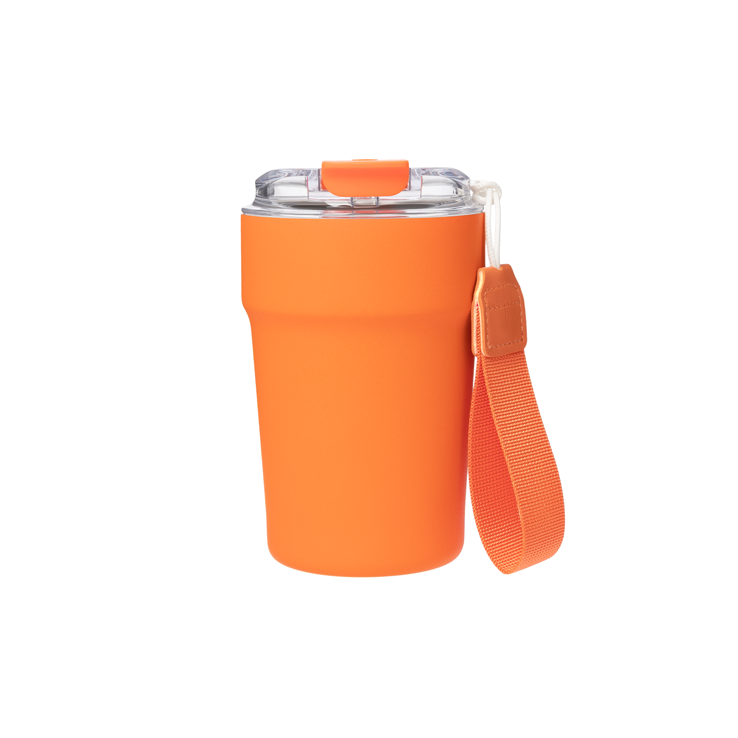 Термокружка вакуумная Монако (Monaco), оранжевая-0